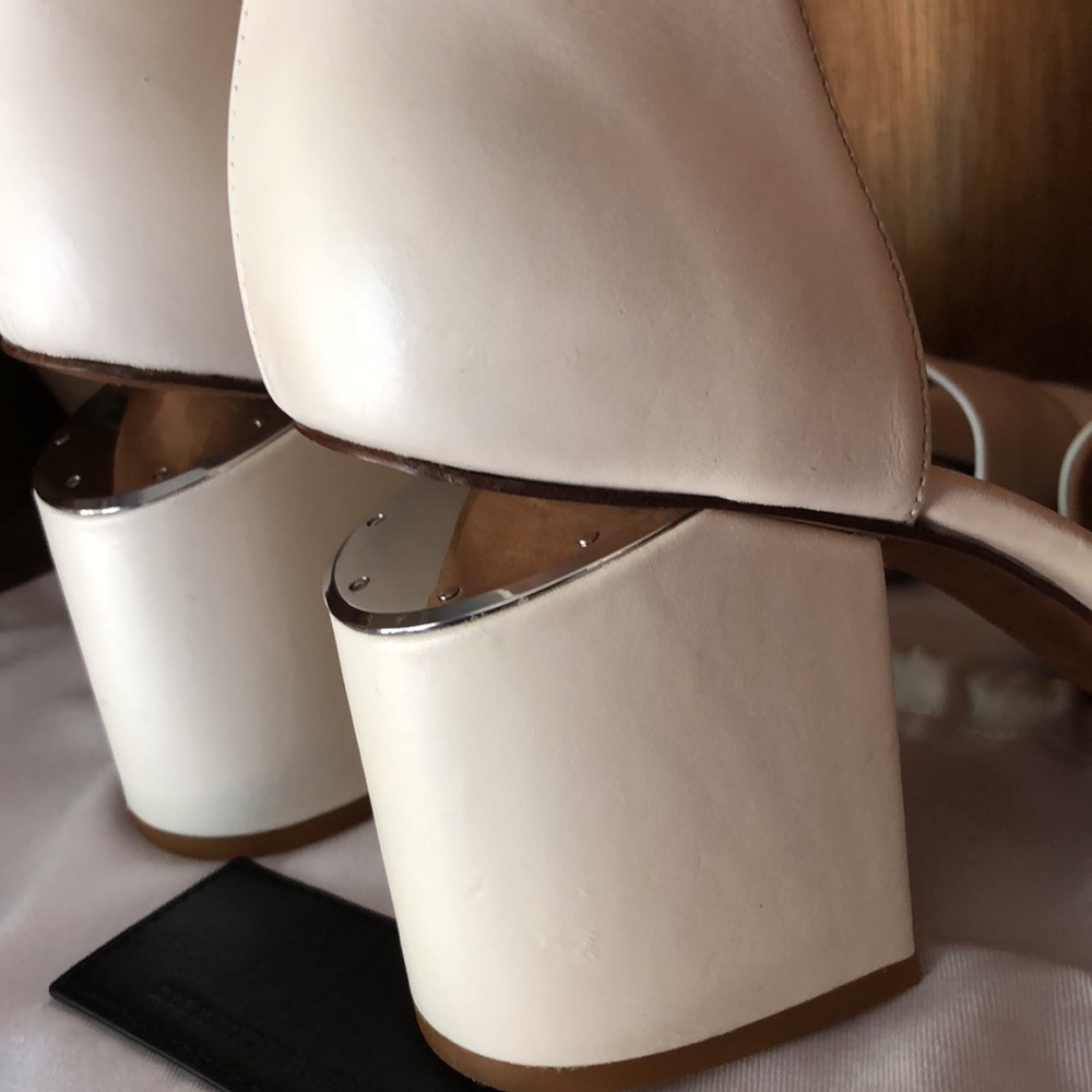 ⭐️⭐️ALEXANDER WANG WHITE BLOCK HEEL SANDAL ⭐️⭐️SZ.40 final price - Picture 8 of 16